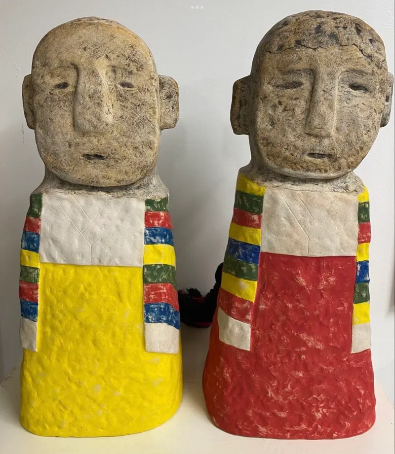 Ceramic figure artwork